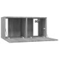 vidaXL Muebles para TV colgantes 3 uds madera gris Sonoma 60x30x30 cm