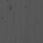 vidaXL Cabecero de cama madera maciza de pino gris 155,5x4x100 cm