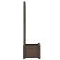 vidaXL Jardinera con enrejado PP moca 43x43x142 cm vidaXL Jardinera con enrejado PP moca 43x43x142 cm