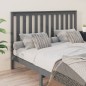 vidaXL Cabecero de cama madera maciza de pino gris 156x6x101 cm vidaXL Cabecero de cama madera maciza de pino gris 156x6x101 cm