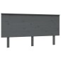 vidaXL Cabecero de cama madera maciza de pino gris 154x6x82,5 cm vidaXL Cabecero de cama madera maciza de pino gris 154x6x82,5 cm