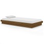 vidaXL Estructura de cama madera maciza marrón miel 100x200 cm vidaXL Estructura de cama madera maciza marrón miel 100x200 cm