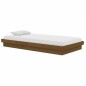 vidaXL Estructura de cama madera maciza marrón miel 100x200 cm vidaXL Estructura de cama madera maciza marrón miel 100x200 cm