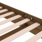 vidaXL Estructura de cama madera maciza marrón miel 100x200 cm vidaXL Estructura de cama madera maciza marrón miel 100x200 cm
