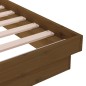 vidaXL Estructura de cama madera maciza marrón miel 100x200 cm vidaXL Estructura de cama madera maciza marrón miel 100x200 cm
