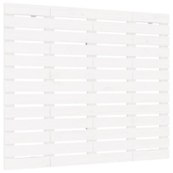 vidaXL Cabecero cama de pared madera maciza pino blanco 81x3x91,5 cm