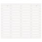 vidaXL Cabecero cama de pared madera maciza pino blanco 81x3x91,5 cm