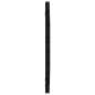 vidaXL Cabecero de cama de pared madera maciza pino negro 81x3x63 cm