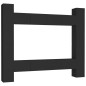 vidaXL Set de muebles de salón TV 8 piezas madera ingeniería negro