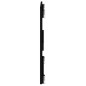 vidaXL Cabecero de cama pared madera maciza pino negro 82,5x3x60 cm vidaXL Cabecero de cama pared madera maciza pino negro 82,5x3x60 cm