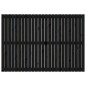 vidaXL Cabecero de cama pared madera maciza pino negro 159,5x3x110 cm