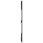 vidaXL Cabecero de cama pared madera maciza pino negro 159,5x3x110 cm