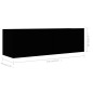 vidaXL Set de muebles de salón TV 6 piezas madera ingeniería negro vidaXL Set de muebles de salón TV 6 piezas madera ingeniería negro