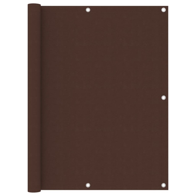 vidaXL Toldo para balcón tela oxford marrón 120x400 cm vidaXL Toldo para balcón tela oxford marrón 120x400 cm