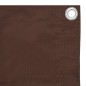 vidaXL Toldo para balcón tela oxford marrón 120x400 cm vidaXL Toldo para balcón tela oxford marrón 120x400 cm