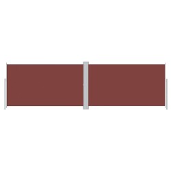 vidaXL Toldo lateral retráctil marrón 180x600 cm
