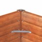 vidaXL Arriate oxidado de acero corten 129x129x77 cm vidaXL Arriate oxidado de acero corten 129x129x77 cm