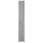 vidaXL Mueble de baño madera de ingeniería gris Sonoma 25x26,5x170 cm vidaXL Mueble de baño madera de ingeniería gris Sonoma 25x26,5x170 cm