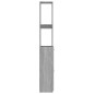 vidaXL Mueble de baño madera de ingeniería gris Sonoma 25x26,5x170 cm vidaXL Mueble de baño madera de ingeniería gris Sonoma 25x26,5x170 cm