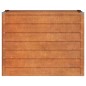 vidaXL Arriate oxidado de acero corten 100x40x77 cm