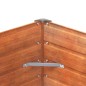 vidaXL Arriate oxidado de acero corten 100x40x77 cm