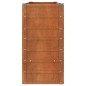 vidaXL Arriate oxidado de acero corten 160x40x77 cm vidaXL Arriate oxidado de acero corten 160x40x77 cm