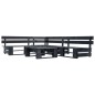 vidaXL Set de muebles de jardín de palets 4 piezas madera negro