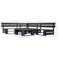 vidaXL Set de muebles de jardín de palets 4 piezas madera negro
