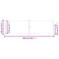 vidaXL Toldo lateral retráctil marrón 180x600 cm vidaXL Toldo lateral retráctil marrón 180x600 cm