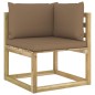 vidaXL Set de muebles de jardín 7 piezas con cojines madera impregnada vidaXL Set de muebles de jardín 7 piezas con cojines madera impregnada