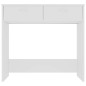 vidaXL Escritorio de madera contrachapada blanco 80x40x75 cm vidaXL Escritorio de madera contrachapada blanco 80x40x75 cm