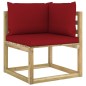 vidaXL Set de muebles de jardín 7 piezas con cojines madera impregnada vidaXL Set de muebles de jardín 7 piezas con cojines madera impregnada