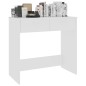 vidaXL Escritorio de madera contrachapada blanco 80x40x75 cm vidaXL Escritorio de madera contrachapada blanco 80x40x75 cm