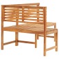 vidaXL Banco de esquina de jardín 140 cm madera maciza de acacia vidaXL Banco de esquina de jardín 140 cm madera maciza de acacia