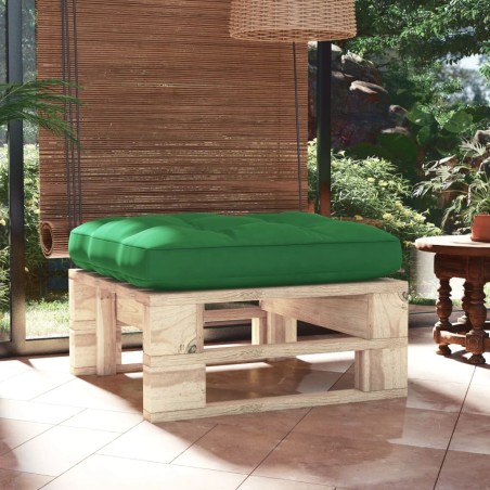 vidaXL Otomana de jardín de palets madera de pino impregnada