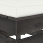 vidaXL Otomana seccional con cojín madera impregnada gris vidaXL Otomana seccional con cojín madera impregnada gris