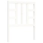vidaXL Estructura de cama individual con cabecero madera maciza blanco vidaXL Estructura de cama individual con cabecero madera maciza blanco