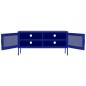vidaXL Mueble para TV de acero azul marino 105x35x50 cm vidaXL Mueble para TV de acero azul marino 105x35x50 cm