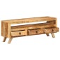 vidaXL Mueble de TV madera maciza de mango 110x30x40 cm vidaXL Mueble de TV madera maciza de mango 110x30x40 cm