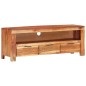vidaXL Mueble de TV de madera maciza de acacia 110x30x40 cm vidaXL Mueble de TV de madera maciza de acacia 110x30x40 cm