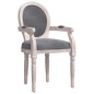 vidaXL Silla de comedor terciopelo gris oscuro 54x56x96,5 vidaXL Silla de comedor terciopelo gris oscuro 54x56x96,5