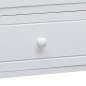 vidaXL Mueble para TV madera maciza de paulownia blanco 108x30x40 cm vidaXL Mueble para TV madera maciza de paulownia blanco 108x30x40 cm