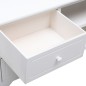 vidaXL Mueble para TV madera maciza de paulownia blanco 108x30x40 cm vidaXL Mueble para TV madera maciza de paulownia blanco 108x30x40 cm