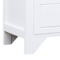 vidaXL Mueble para TV madera maciza de paulownia blanco 108x30x40 cm vidaXL Mueble para TV madera maciza de paulownia blanco 108x30x40 cm