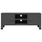 vidaXL Mueble de TV industrial metal antracita 105x35x42 cm