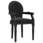 vidaXL Silla de comedor terciopelo negro 54x56x96,5 vidaXL Silla de comedor terciopelo negro 54x56x96,5