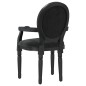 vidaXL Silla de comedor terciopelo negro 54x56x96,5 vidaXL Silla de comedor terciopelo negro 54x56x96,5