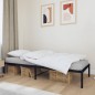vidaXL Estructura de cama metal negro 75x190 cm vidaXL Estructura de cama metal negro 75x190 cm