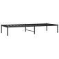 vidaXL Estructura de cama metal negro 75x190 cm vidaXL Estructura de cama metal negro 75x190 cm