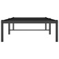 vidaXL Estructura de cama metal negro 75x190 cm vidaXL Estructura de cama metal negro 75x190 cm